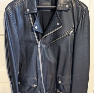 All Saints leather moto jacket